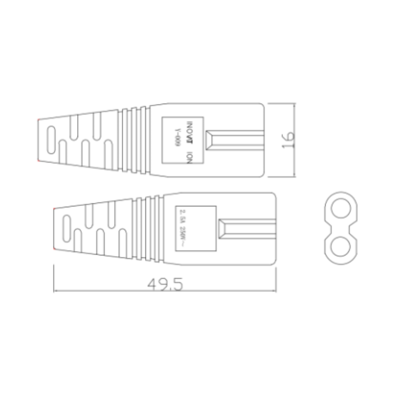 Benutzerdefiniertes AC-Netzkabelset (japanischer Standard)