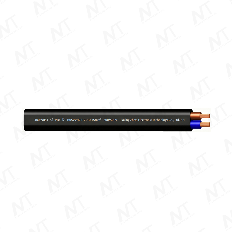 VDE H05VVH2-F Flaches, weichummanteltes Kabel
