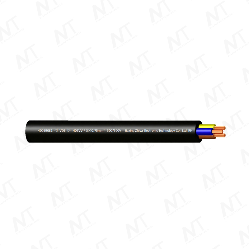VDE H03VV-F Rundes, weichummanteltes Kabel