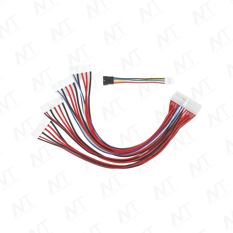 XH Multi-Pin 1-zu-4 Splitter-Kabelbaum / XH2.54 Multi-Core 1-Drag-4 Abzweig-Anschlusskabelbaum