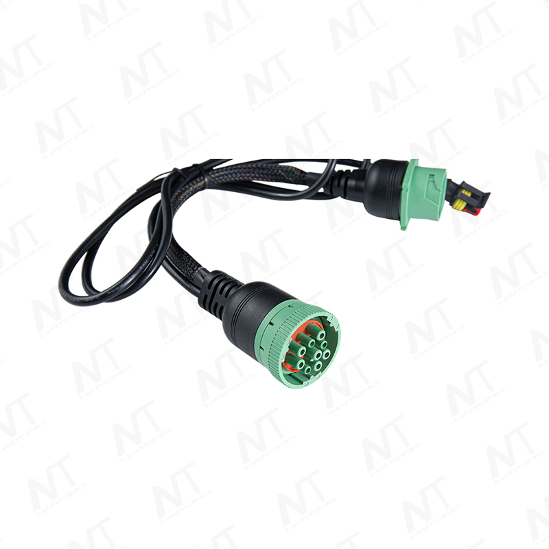 Schwerlast-Lkw J1939 grüner Stecker Diagnosekabel