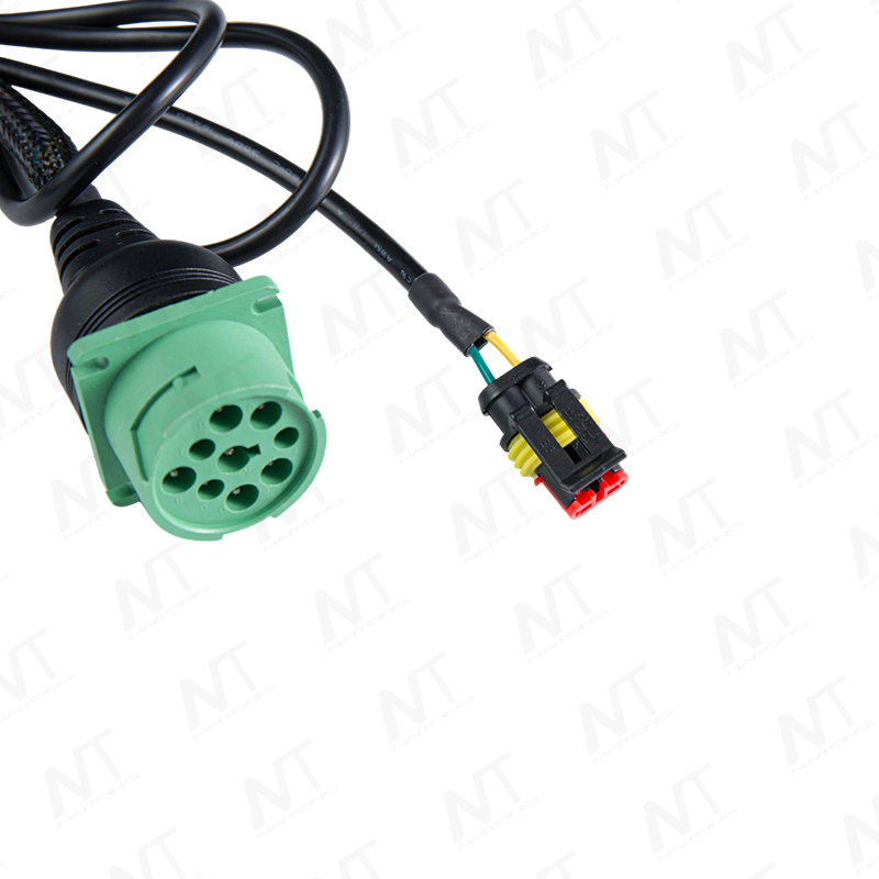 Schwerlast-Lkw J1939 grüner Stecker Diagnosekabel