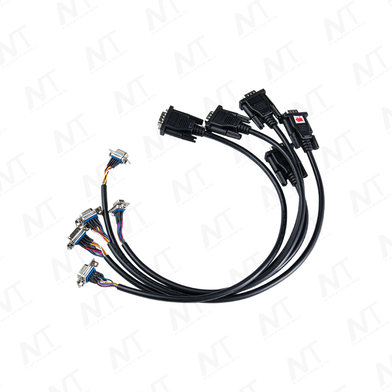 DB9 RS232 Serieller Splitter-Kabelbaum