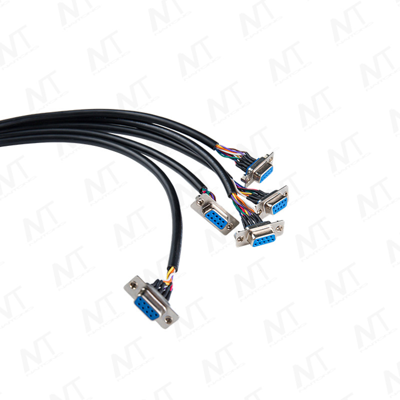 DB9 RS232 Serieller Splitter-Kabelbaum