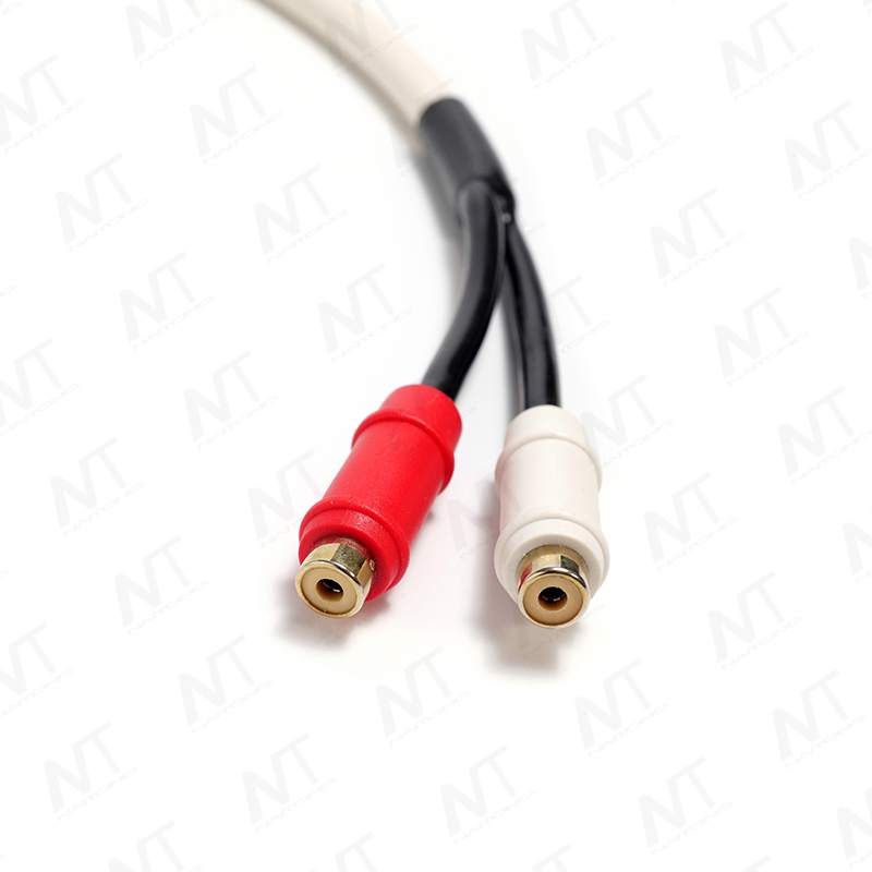 Im Fahrzeug/Marine eingebetteter USB+3,5-mm-Audio+RCA-Audio-Kabelbaum/RCA-Kabelbaum