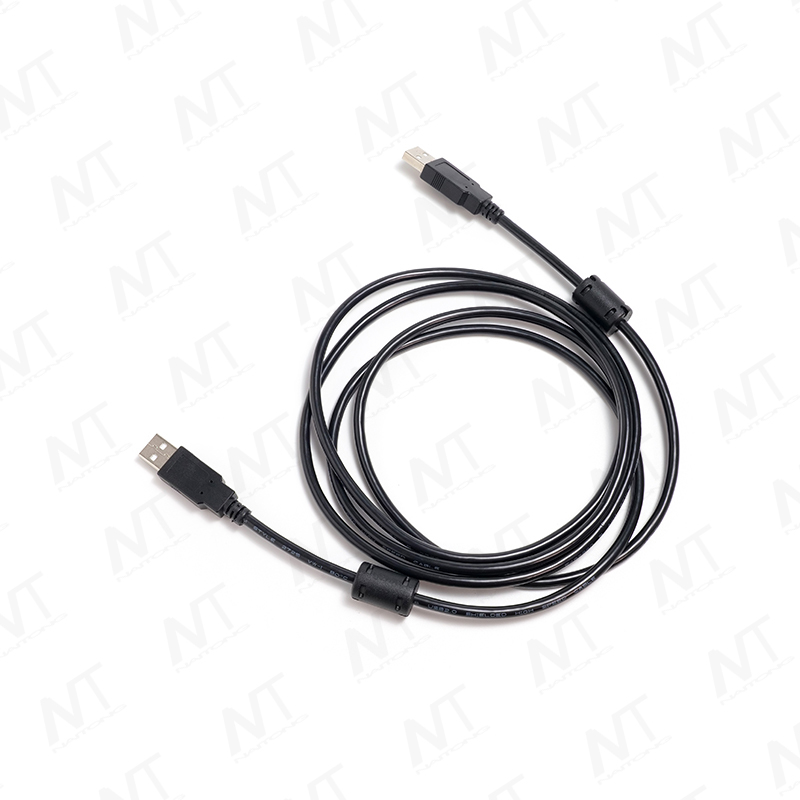 USB-EMI-Datenkabel mit zwei Ferritringen von Stecker zu Stecker