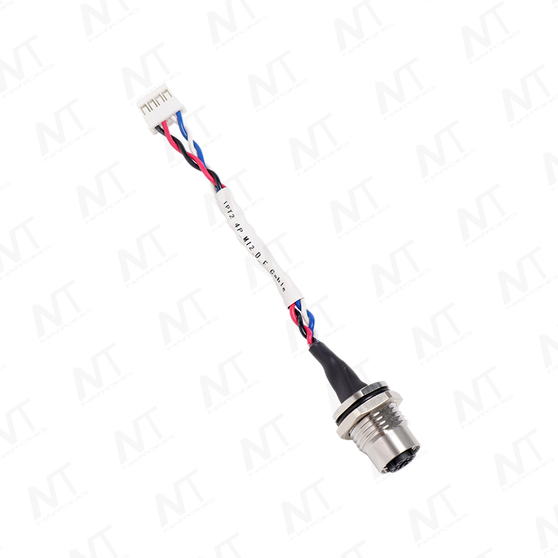 M12 Wasserdichter Sensoradapter-Kabelbaum für die Panelmontage für Männer/Frauen