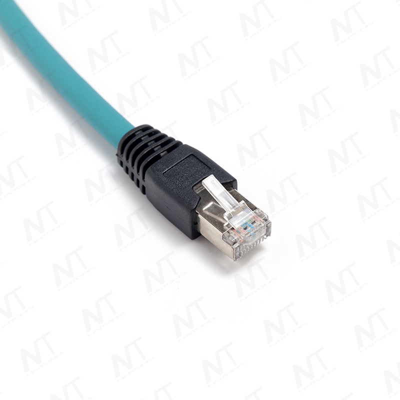 RJ45 bis M12 Rundkabel für Industrie-Ethernet / Kabel für medizinische Geräte