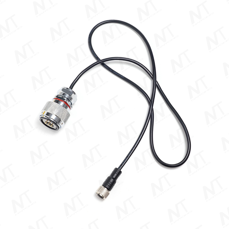 Signalkabelbaum mit wasserdichtem Fluganschluss an RJ45 + 3-poliger Strom-/Medizingerätekabelbaum
