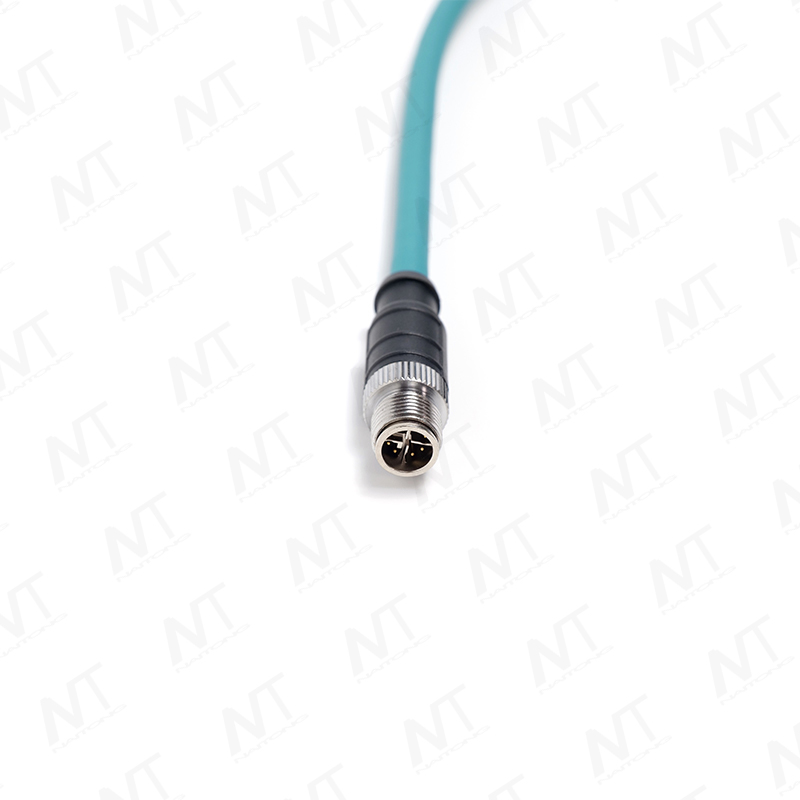 Kabelbaum für industrielle Ethernet-Medizinprodukte (Rundluftfahrtstecker RJ45 bis M12)